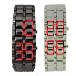 2x LED Faceless Watch H1842R